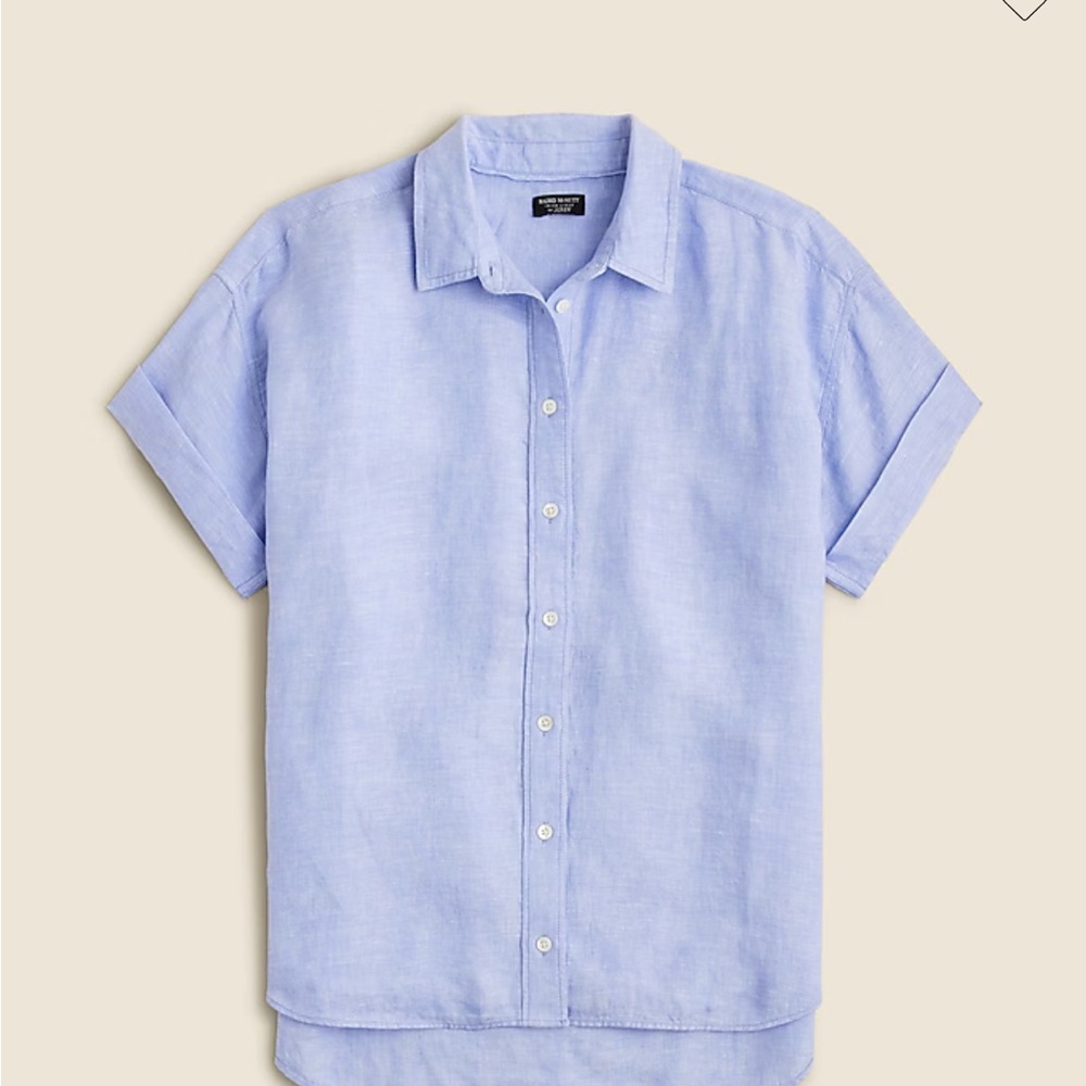 J. Crew Baird McNutt Irish linen shirt